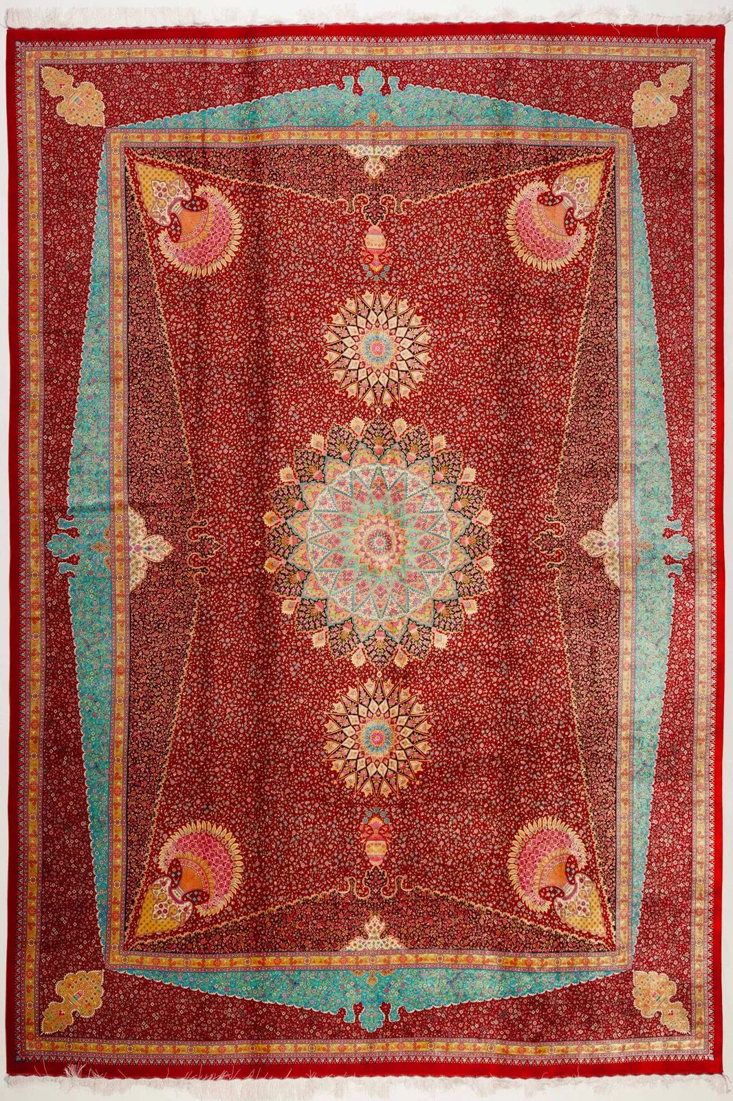 Red Classic Silk Carpet