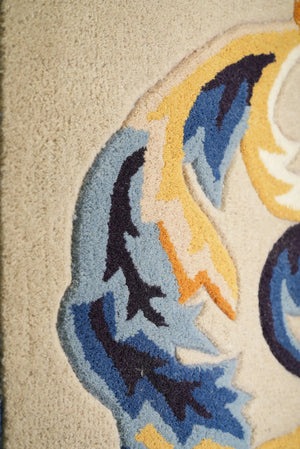 Zennova Carpet : ABUSHAN Color Navy : Classic Hand Tufted - Zennova Carpet