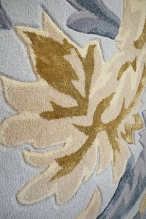 Zennova Carpet : ABUSHAN COLOR WHITE : Classic Hand Tufted - Zennova Carpet