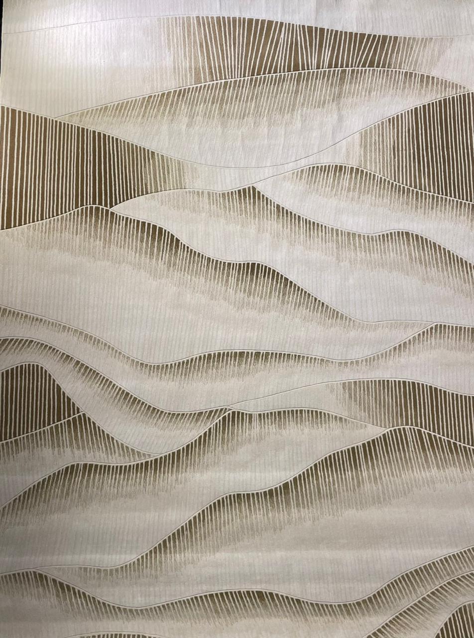 modern hand tufted carpet "new zealand wool" : ZEN 11 - Sand color -