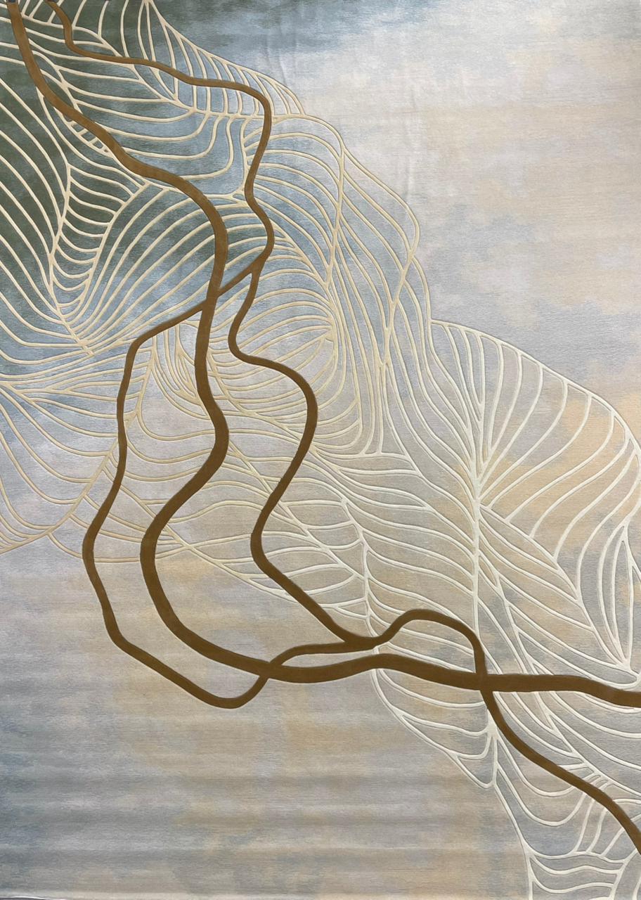 modern hand tufted carpet "new zealand wool" : ZEN 29 - Multicolor -