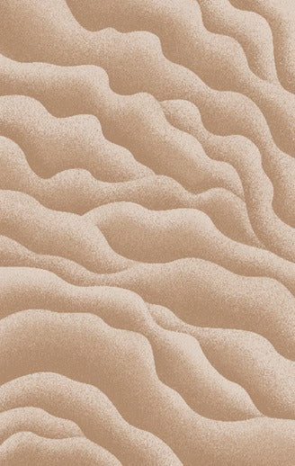 modern hand tufted carpet "new zealand wool" : ZEN 16 - Color : sand -