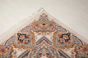 Zennova Carpet : BAGHJAN Color CREAM : Classic Machine Made - Zennova Carpet