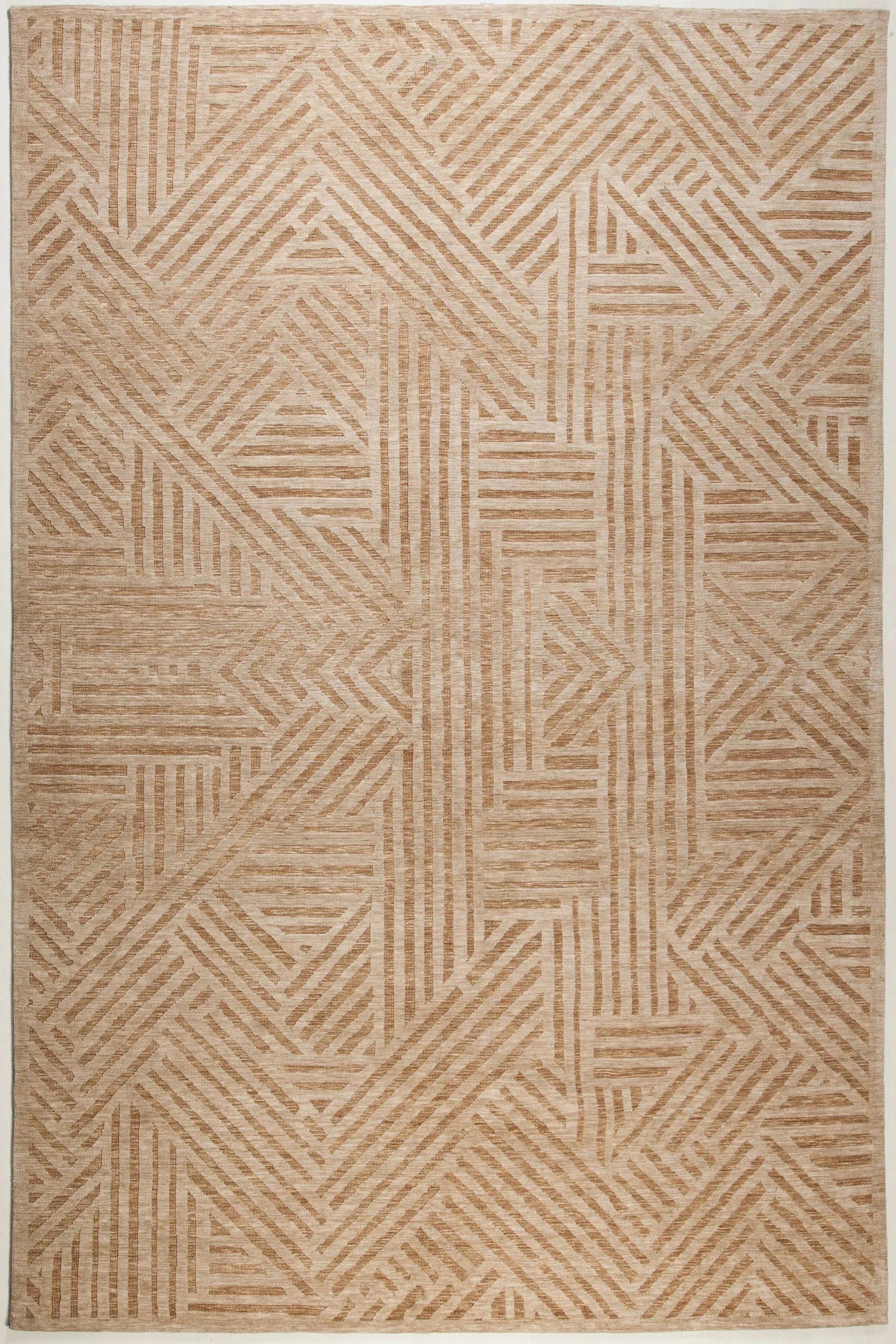 Zennova Carpet : ZOOM-16 COLOR BEJ : Modern Hand Tufted - Zennova Carpet