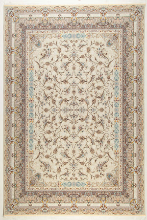 Zennova Carpet : G244 Color Cream : Classic Machine Made - Zennova Carpet