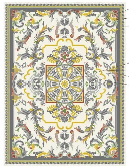 Zennova Carpet : Customized 4 Color - XXXX : Custom Made - Zennova Carpet