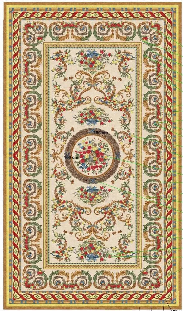 Zennova Carpet : Customized 6 Color - XXXX : Custom Made - Zennova Carpet