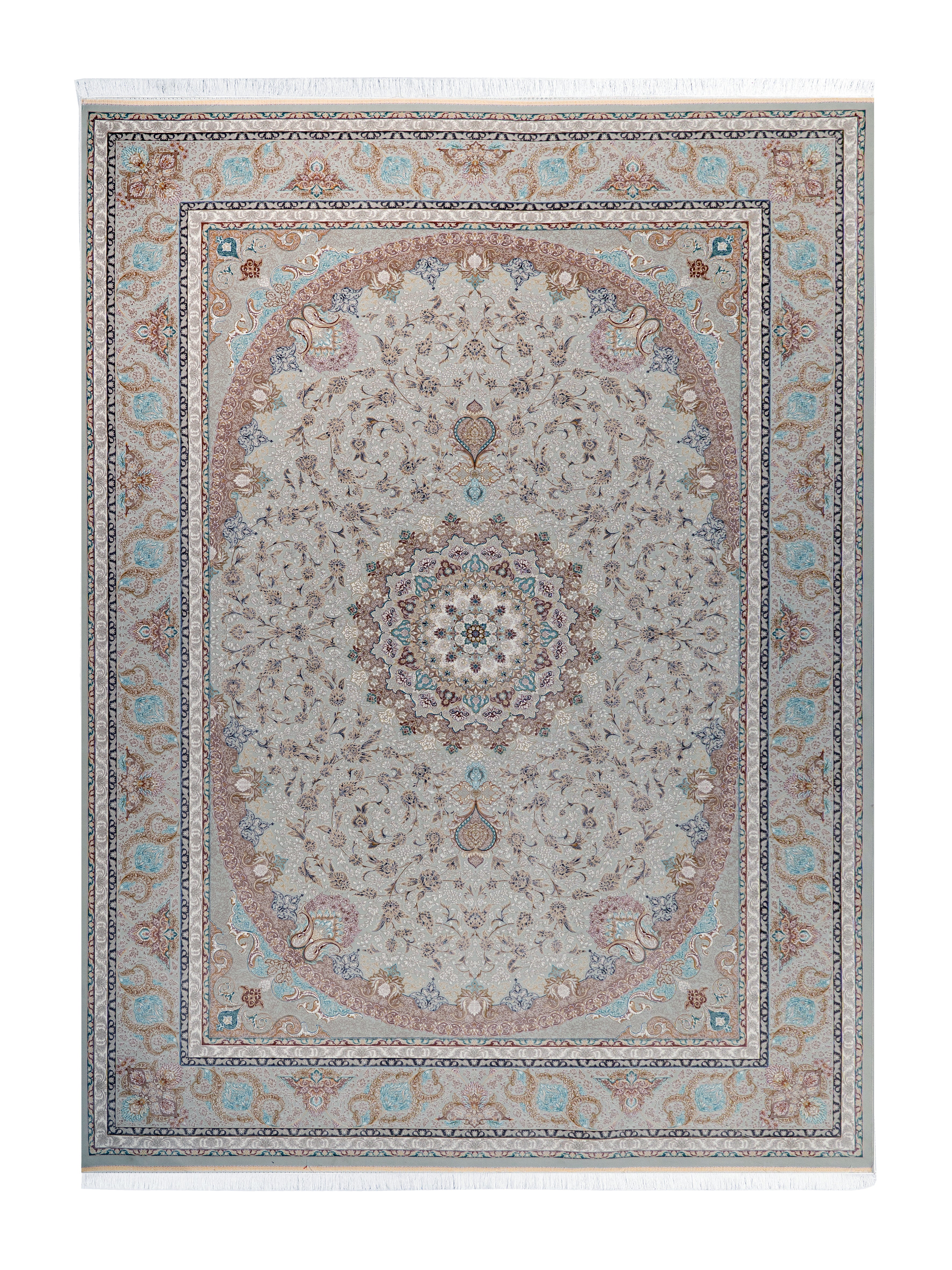 Zennova Carpet Persian Wool Area Rug - G226 COLOR CREAM - Classic Machine Made