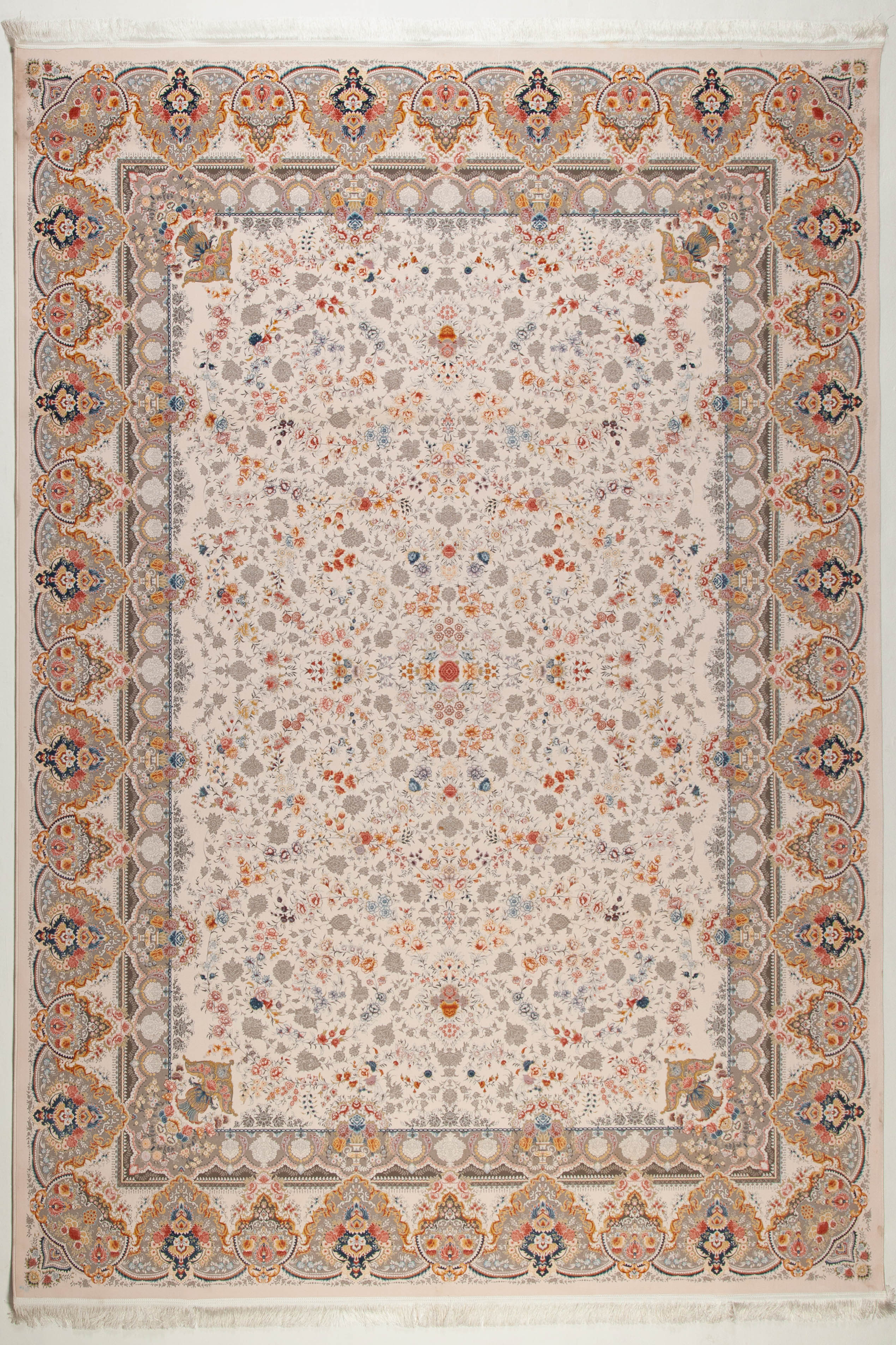 Carpet Code : BAGHJAN Color CREAM - Zennova Carpet