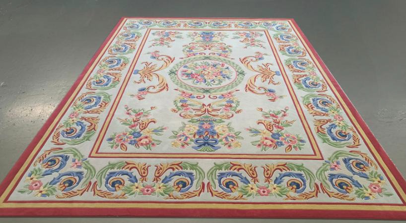 Classic Hand Tufted Carpet " New Zealand WOOL" : AA-ZA-008 - Color : Red -