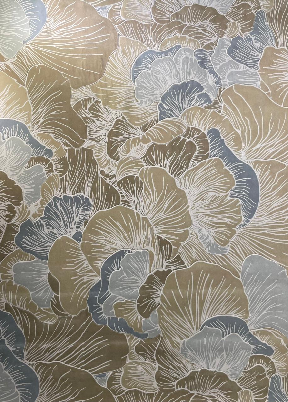 modern hand tufted carpet "new zealand wool" : ZEN 03 - Color : Beige & Grey -