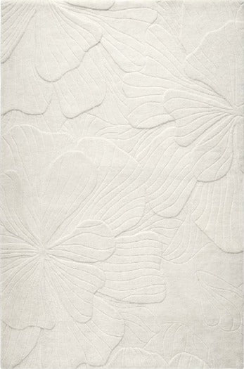 modern hand tufted carpet "new zealand wool" : ZEN 06 - Color : Beige -