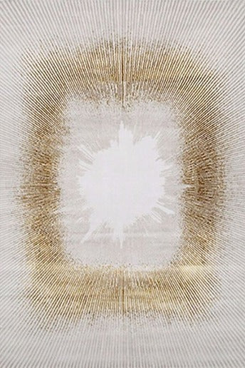 modern hand tufted carpet "new zealand wool" : ZEN 26 - Color : Brown & Beige