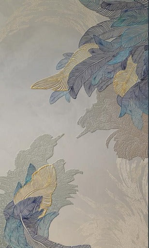 modern hand tufted carpet "new zealand wool" : ZEN 28 - Multicolor -