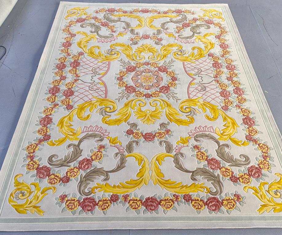 Classic Hand Tufted Carpet : AA-ZA-002 - Color : Yellow -