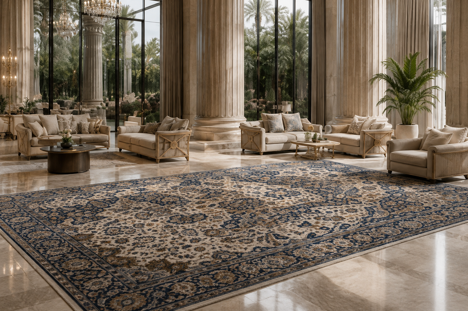 Luxury Hotel Lobby Qatar