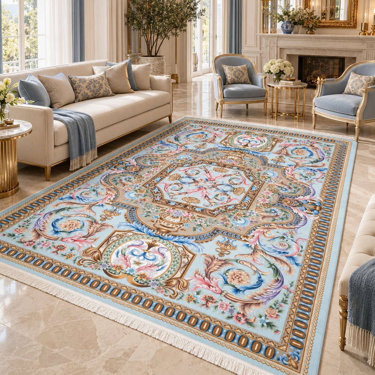 12403 Colaris Carpet – Blue Sky
