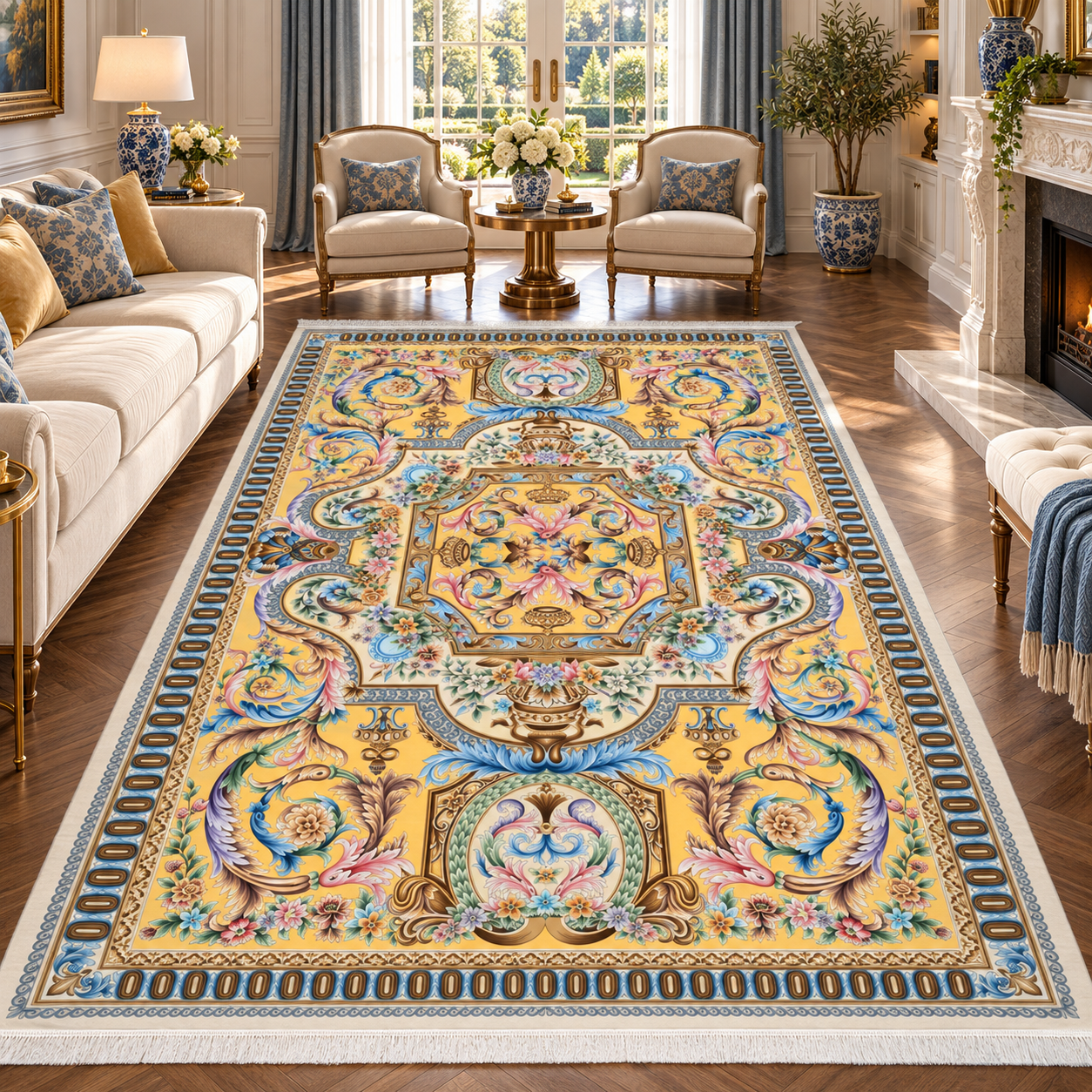 12403 Colaris Carpet – Dark Yellow