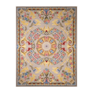 HT AA-ZA-013 Carpet – Light Brown & Red