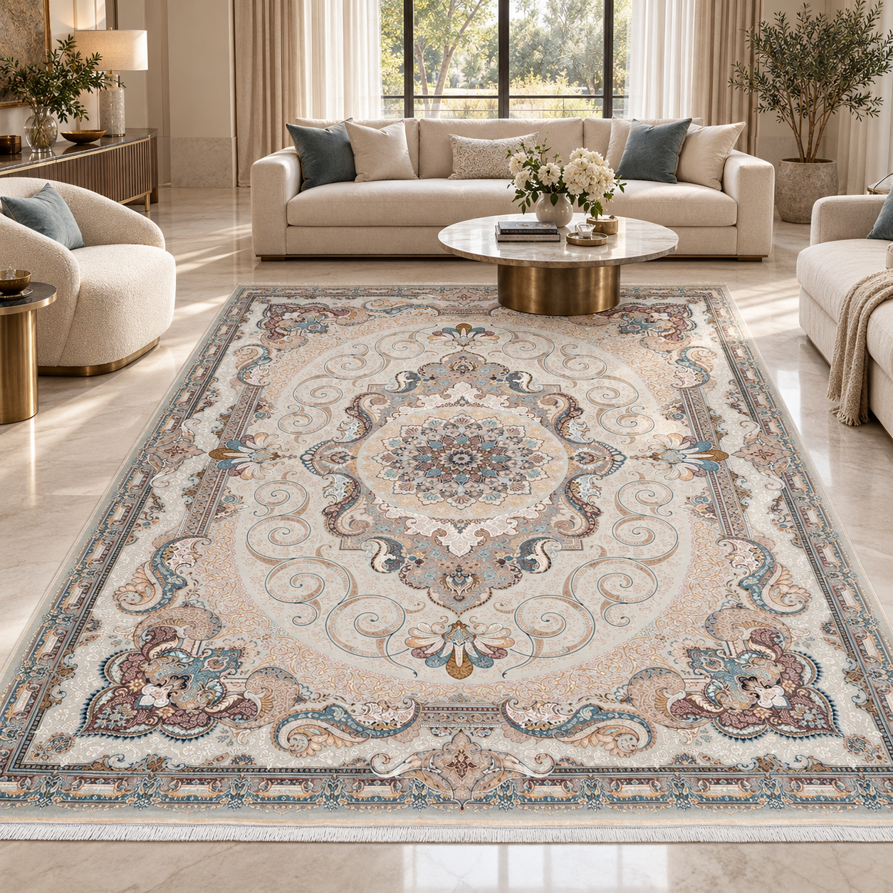 G144 Classic Carpet – Cream