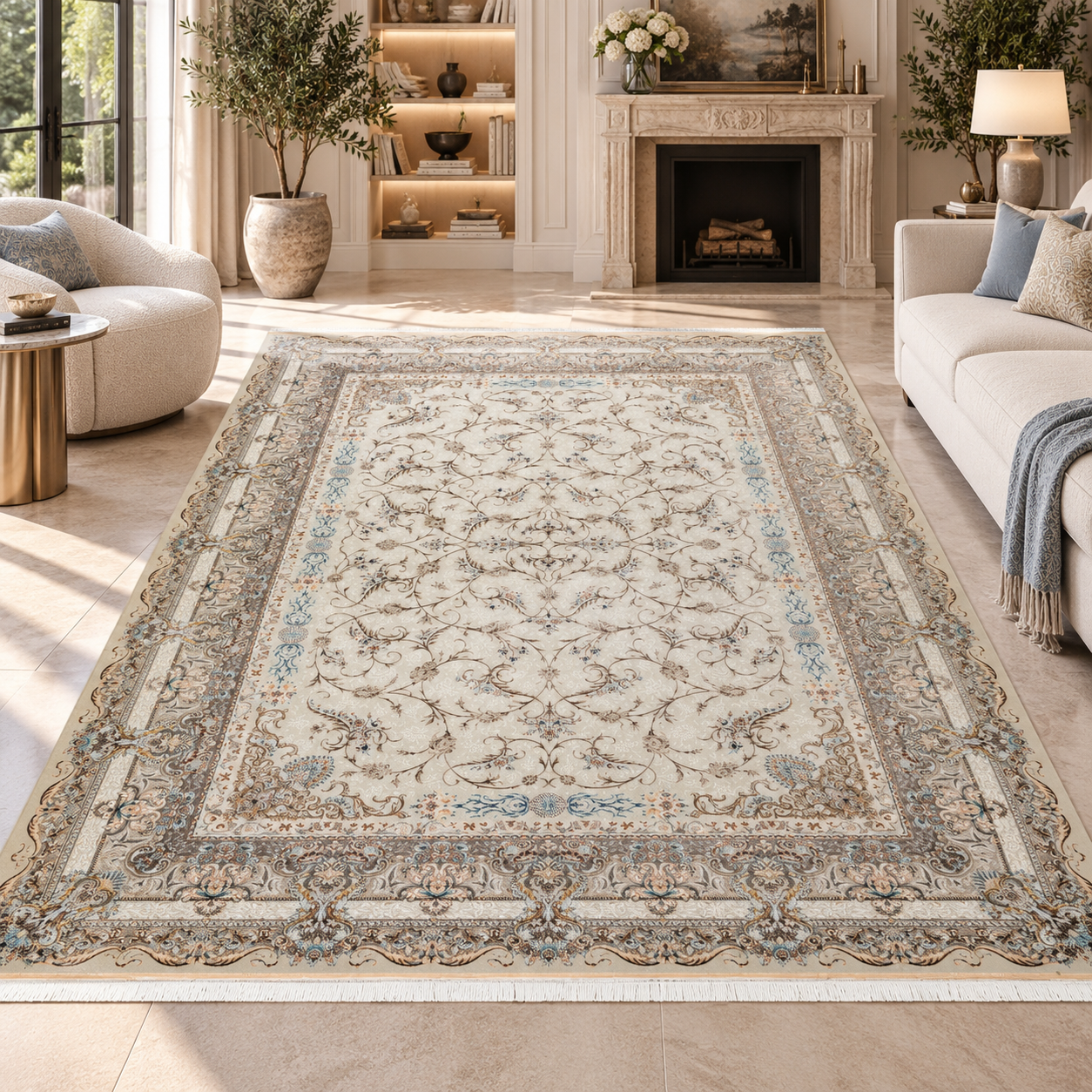 G244 Classic Carpet – Cream